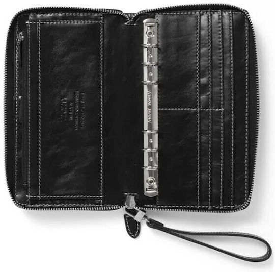Filofax Lockwood Zip Personal Malden Schwarzer Organizer 022630 5059145481675