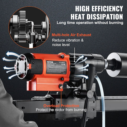 Wet Dry Diamond Core Drill Machine Concrete Drilling Core Drill 3200details