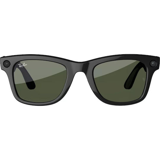 Ray Ban Meta Wayfarer Gen 1 G-15 Green Smart Glasses Black