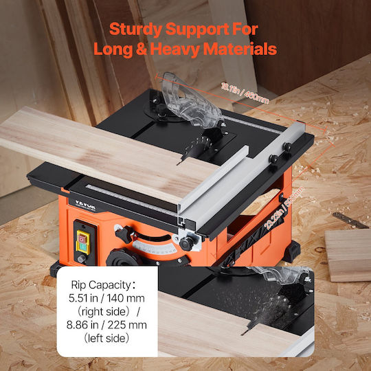 Vevor Battery Powered Bench Saw 1200W & Cutting Disc Diameter 210mm MGTJWZJ825YCYHVHMV2