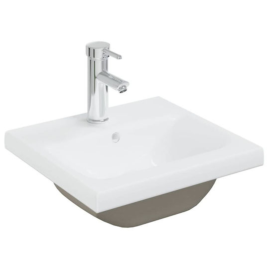 vidaXL Countertop with Sink L41xW38.5xH46cm Sonoma Oak