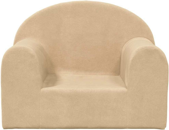Kids Sofa Beige 52x34x40cm