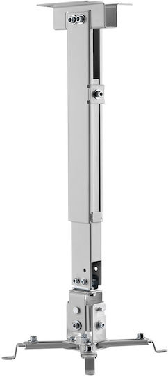 Lechpol Βάση Projector Τοίχου με Μέγιστο Φορτίο 20kg Γκρι