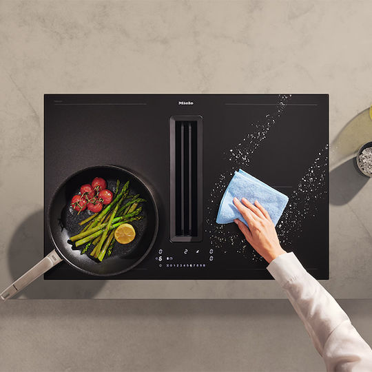 Miele Smart Induction Cooktop Autonomous with Hood & Child Lock Function 80x52εκ.