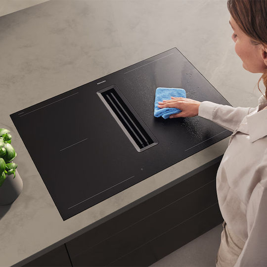 Miele Smart Induction Cooktop Autonomous with Hood & Child Lock Function 80x52εκ.