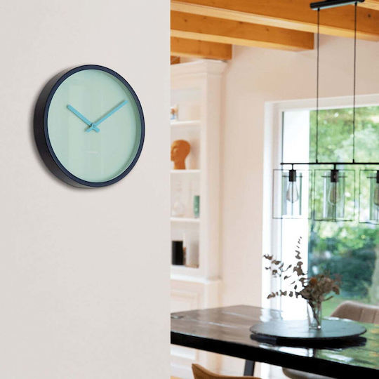 Remember Wanduhr Türkis Ø30cm