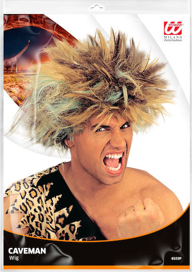Perucă de Carnaval Afro Blondă
