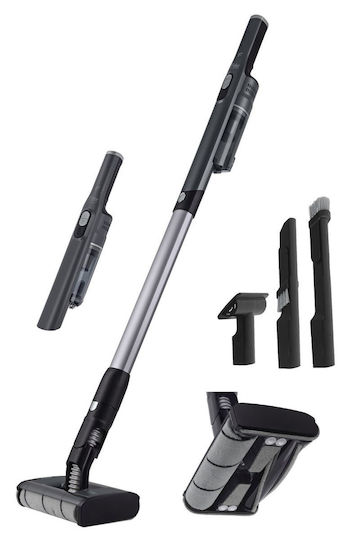 Fakir Elite Επαναφορτιζόμενη Σκούπα 2 σε 1 Stick & Χειρός 14.8V Μαύρη AS 1480LT