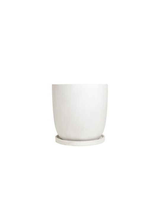 Harmony Pot Ceramic Grey Light 43x43x43cm.