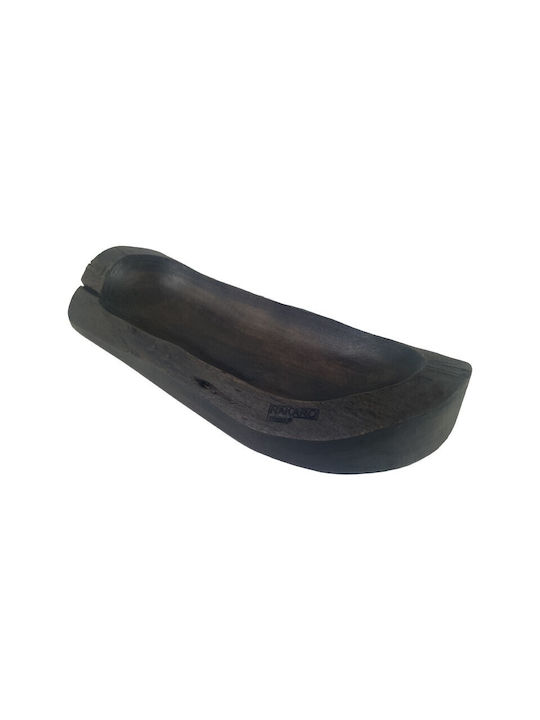 Nakaro Wood Купа за сервиране Овални Дърво Черен 50x21бр