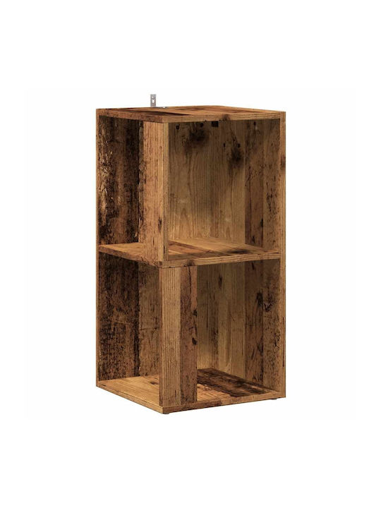 Eckschrank Altholz Holz Ingenieurholz Braun 33 x 33 x 67 cm