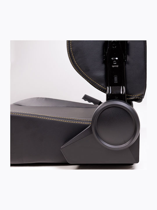 Monarch Gear Prometheus Καρέκλα Gaming Δερματίνης με Ρυθμιζόμενα Μπράτσα Midnight Black