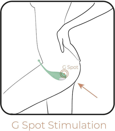 Adrien Lastic Δονητής Egg με Απομακρυσμένο Έλεγχο 18cm Πράσινος