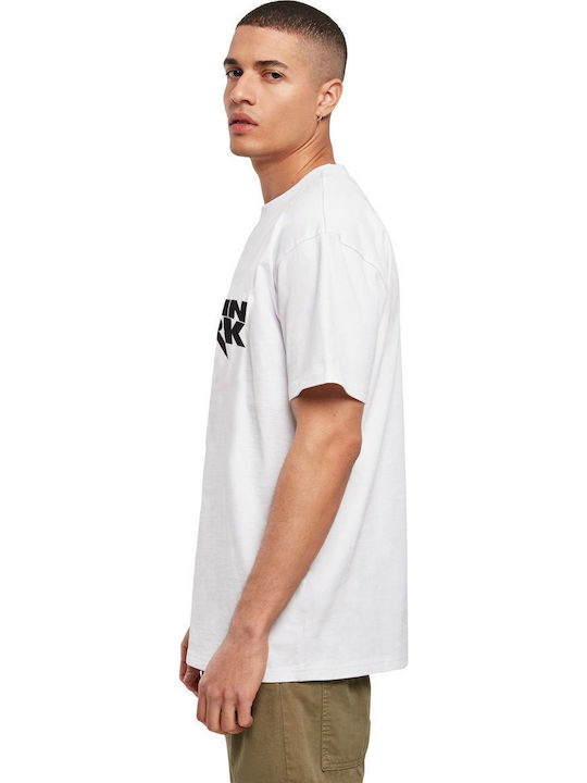T-shirt Linkin Park Logo Name Art1 Rock Avenue White