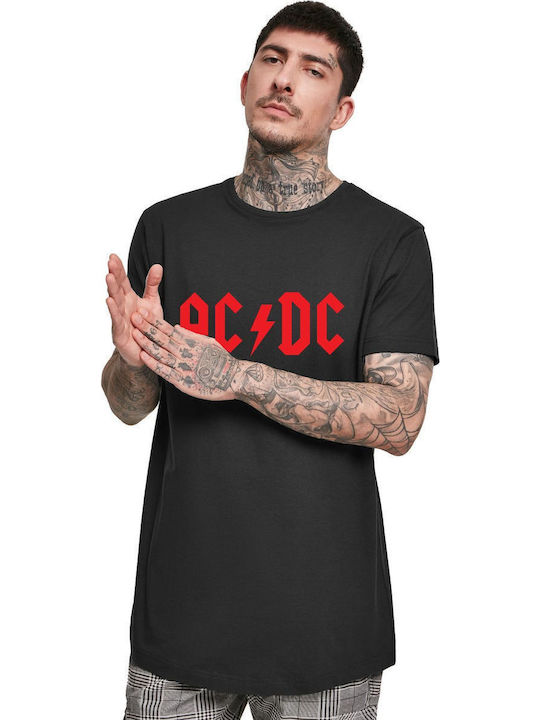 Тениска Acdc Лого Арт Рок Авеню Черна