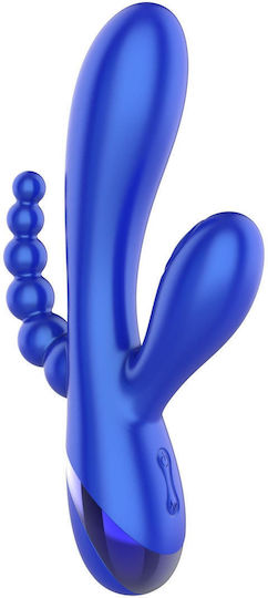 Scala Xocoon Triple Love Clitoral Vibrator 19cm Blue