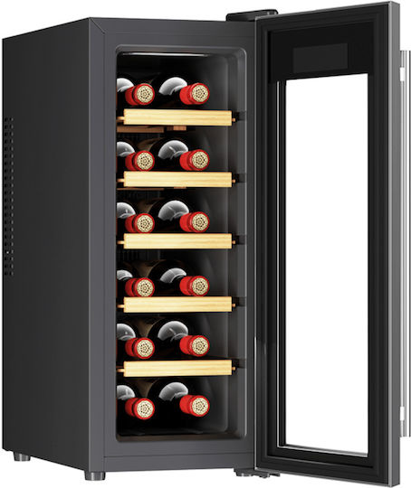 Cecotec Bolero GrandSommelier 1270 CoolWood Συντηρητής Κρασιών 12 Φιαλών