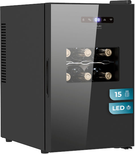 Cecotec GrandSommelier 1550 CoolCrystal Bodega Συντηρητής Κρασιών 15 Φιαλών
