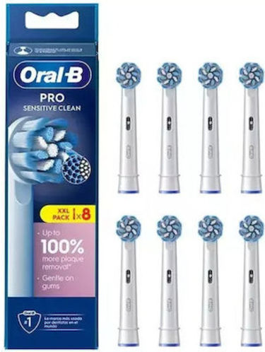 Oral-B Pro Sensitive Clean Replacement Heads for 8 Pieces