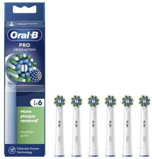 Oral-B Pro Cross Action Ανταλλακτικές Κεφαλές για Ηλεκτρική Οδοντόβουρτσα 6τμχ