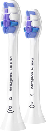 Philips Sonicare S2 Sensitive Replacement Heads for HX6052/10 Quantity 2