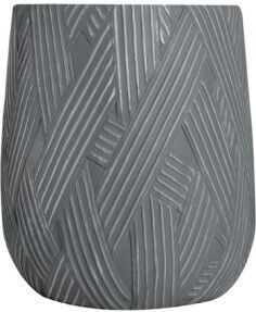 Harmony Pot Ceramic Grey 30x30x40cm.