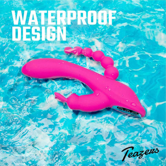 Teazers Doppelter Vibrator mit Fernbedienung 21cm Rosa