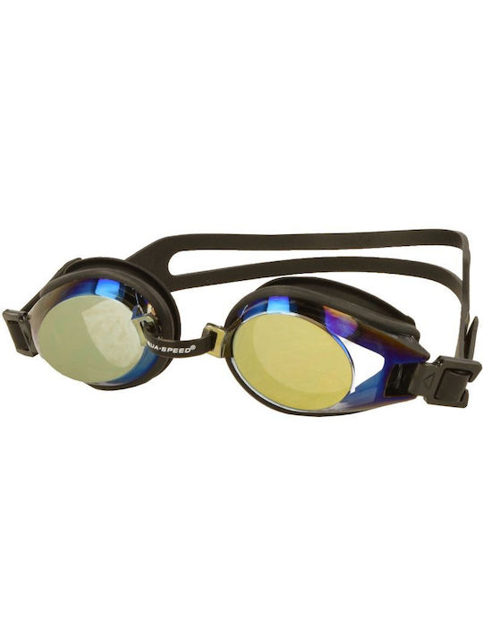 Aquaspeed Challenge Swimming Goggles Adults Black