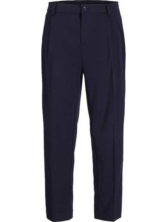Pantaloni Elastic cu Croială Slim Night Sky Navy