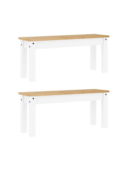Esszimmermöbel-Set 3 Stück 160x80cm