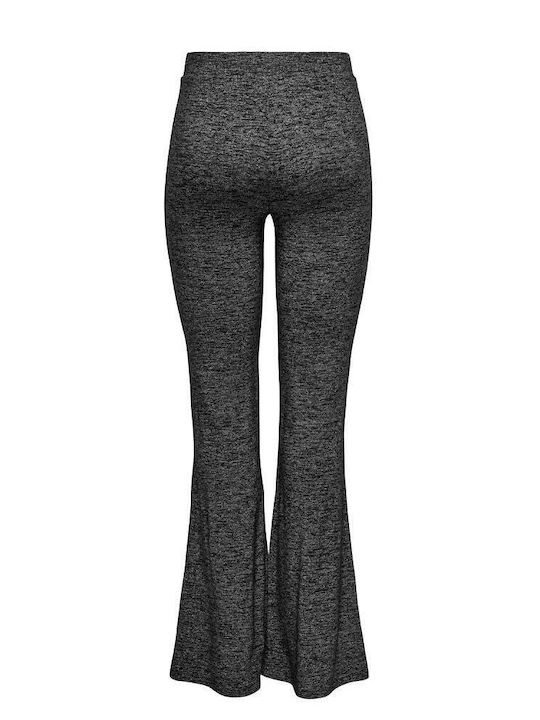 Only Women's Fabric Trousers Flare Grey