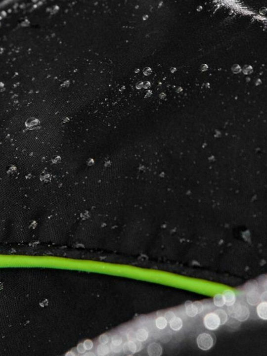 Oxford Arbeitsjacke mit Kapuze Schwarz