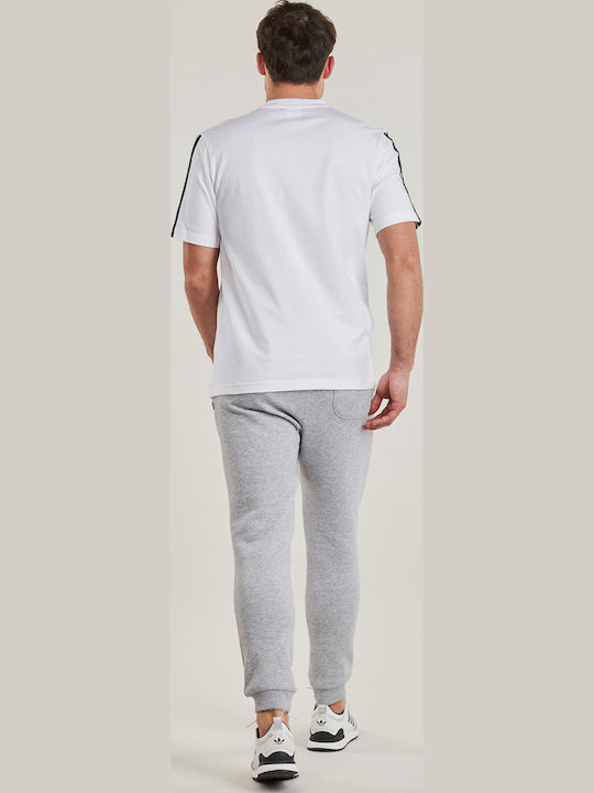 Essentials 3-stripes Αθλητικό T-shirt Λευκό