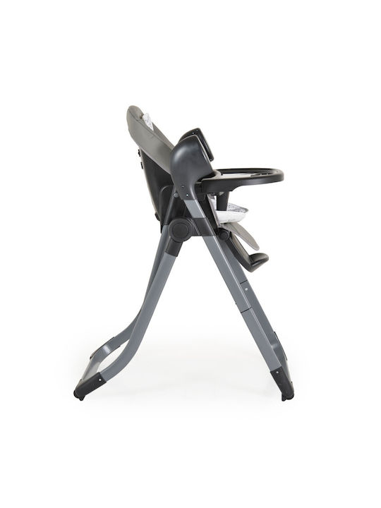 Cangaroo Nirvana Foldable Highchair 2 in 1 with Adjustable Height Nirvana Grey