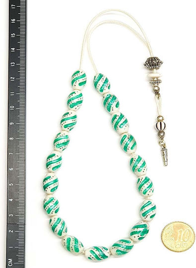 Roloi Komboloi Camel Bone Worry Beads Multicolour 30cm