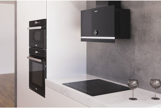 Whirlpool Chimney Vent Hood 60cm Black