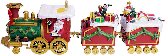 Large Santa Claus Train Elves 2 Carriages L136/W90cm