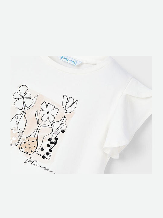 Kids' Shirt Short Sleeve Ecru