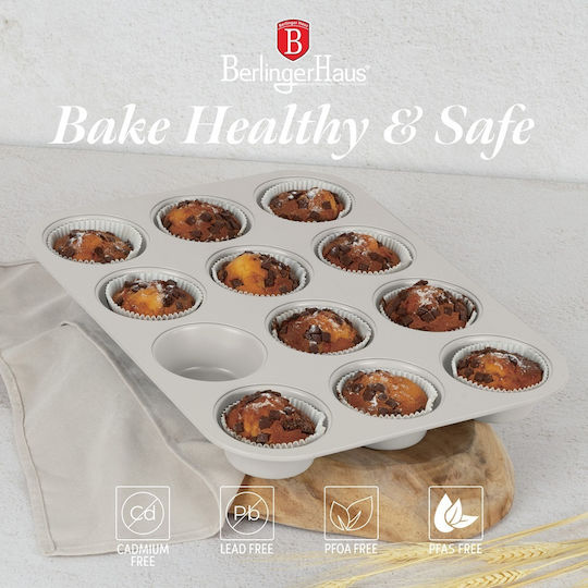 Berlinger Haus Cupcakes & Muffins 12 Cups Baking Pan 35x26.5x3cm