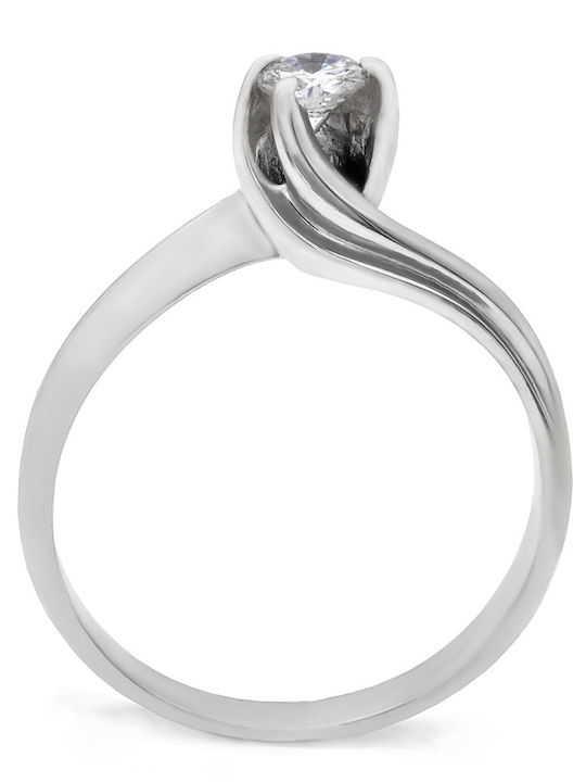 Savvas Design Einzelstein aus Weißgold 18K