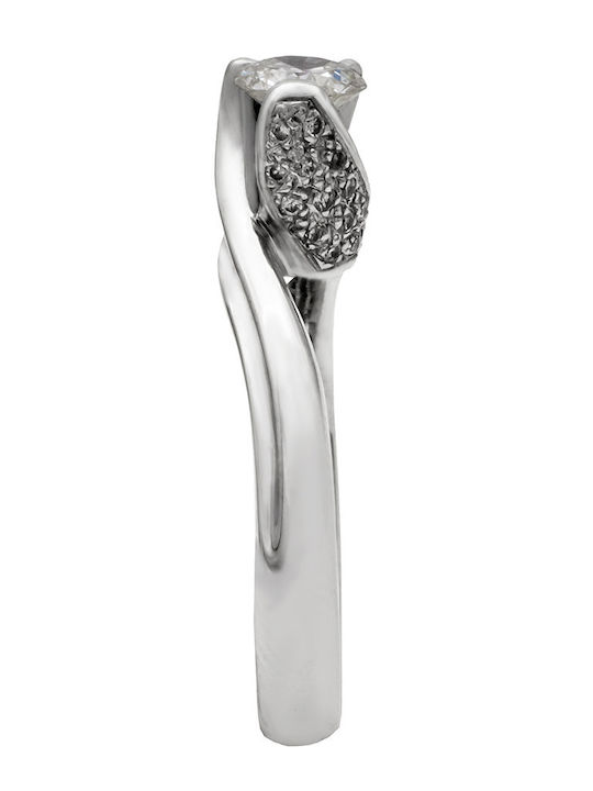 Savvas Design Einzelstein aus Weißgold 18K