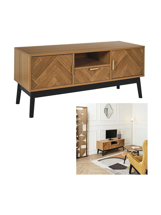 TV Stand 110 X 48 X 40 cm Low Model Felix Lounge Edition Collection Black Hd0300