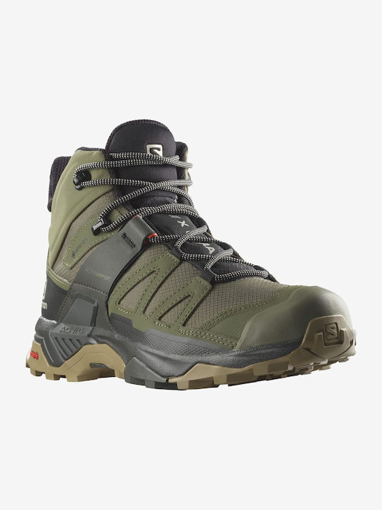 Salomon X Ultra 4 Men's Hiking Deep Lichen Green / Peat / Kelp