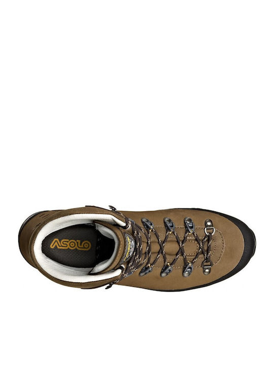 Asolo Nuptse Gv Mm Men's Hiking Boots Waterproof with Gore-Tex Membrane Brown