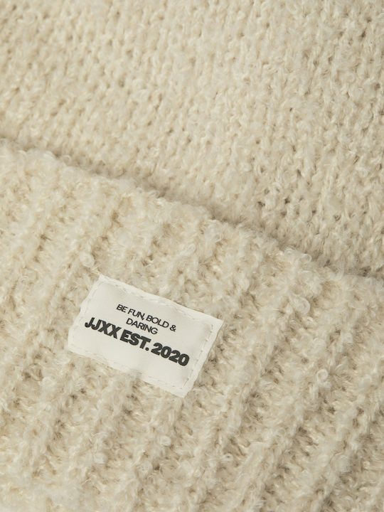 Beanie Beanie Knitted in Beige color