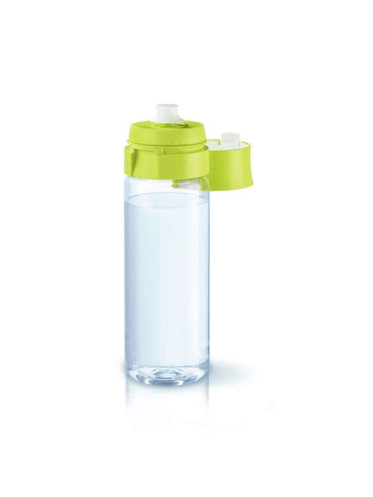 Brita Water Bottle Plastic with Filter 600ml Green