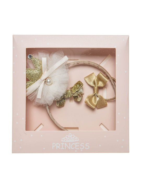 Set of 3 Hairband Clip Hair Tie
