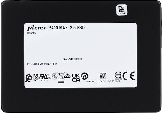 Micron 5400 Pro SSD 240GB τύπου 2.5'' με σύνδεση SATA III MTFDDAK240TGA-1BC1ZABYYR