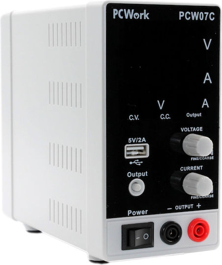 Pcwork Laboratory Power Supply with 1 Channel 30V 5A PCW07C