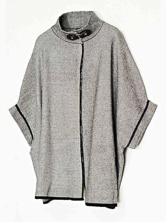 Cuca Women's Poncho Grey